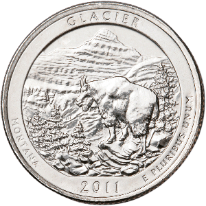 2011-P Glacier National Park Quarter Main Image