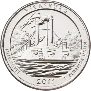 2011-D Vicksburg National Park Quarter Main Image