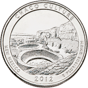 2012-P Chaco Culture National Historical Park Quarter Main Image