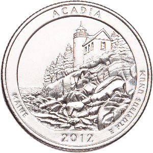 2012-P Acadia National Park Quarter Main Image