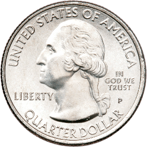 2012-P Hawai'i Volcanoes National Park Quarter Main Image