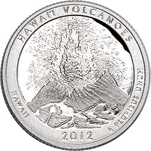 2012-S Hawai'i Volcanoes National Park Quarter Main Image