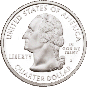 2012-S 90% Silver Hawai'i Volcanoes National Park Quarter Main Image