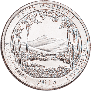 2013-P White Mountain National Forest Quarter Main Image