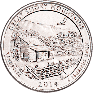 2014-P Great Smoky Mountains National Park Quarter Main Image