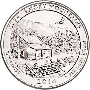 2014-D Great Smoky Mountains National Park Quarter Main Image