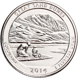 2014-P Great Sand Dunes National Park Quarter Main Image