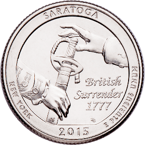 2015-P Saratoga National Historical Park Quarter Main Image