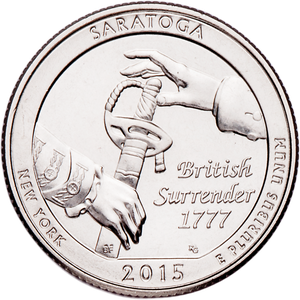 2015-D Saratoga National Historical Park Quarter Main Image