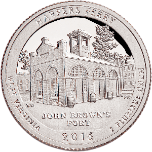2016-S Harpers Ferry National Historical Park Quarter Main Image