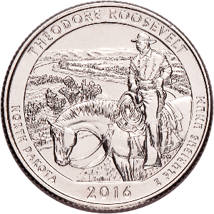 2016-P Theodore Roosevelt National Park Quarter Main Image