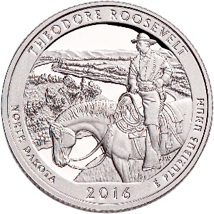 2016-S Theodore Roosevelt National Park Quarter Main Image
