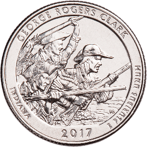 2017-P George Rogers Clark National Historical Park Quarter Main Image