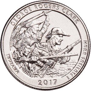 2017-D George Rogers Clark National Historical Park Quarter Main Image