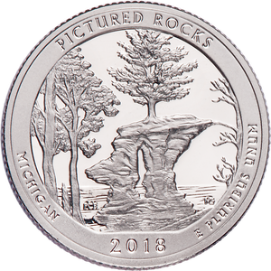 2018-S Pictured Rocks National Lakeshore Quarter Main Image
