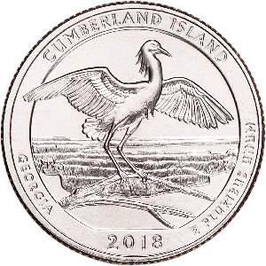 2018-P Cumberland Island National Seashore Quarter Main Image