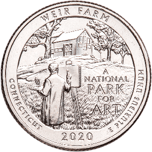 2020-D Weir Farm National Historic Site Quarter Main Image