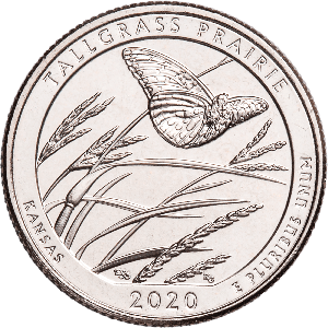 2020-P Tallgrass Prairie National Preserve Quarter Main Image