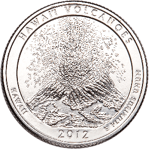 2012-S Unc. Hawai'i Volcanoes National Park Quarter Main Image