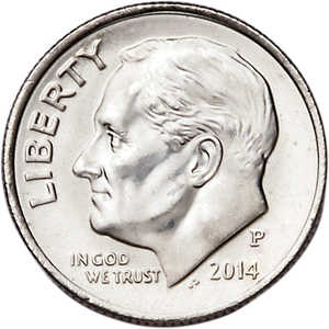 2014-P Roosevelt Dime Main Image