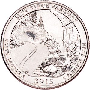 2015-S Unc. Blue Ridge Parkway Quarter Main Image