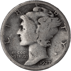1927 Mercury Dime Main Image