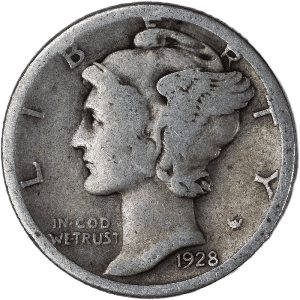 1928-S Mercury Dime CIRC Main Image