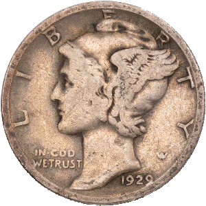 1929-S Mercury Dime Main Image