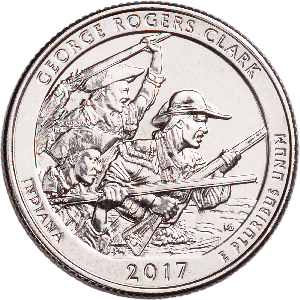 2017-S Unc. George Rogers Clark National Historical Park Quarter Main Image