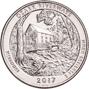 2017-S Unc. Ozark National Scenic Riverways Quarter Main Image