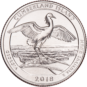 2018-S Unc. Cumberland Island National Seashore Quarter Main Image