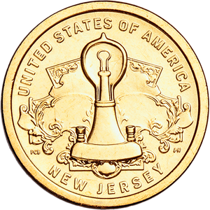 2019-P New Jersey U.S. Innovation Dollar Main Image