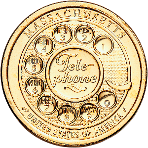 2020-D Massachusetts U.S. Innovation Dollar Main Image