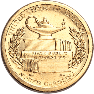 2021-D North Carolina U.S. Innovation Dollar Main Image