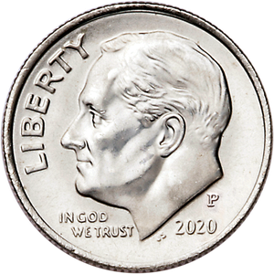 2020-P Roosevelt Dime Main Image