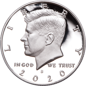 2020-S Clad Kennedy Half Dollar Main Image