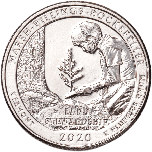 2020-S Unc. Marsh-Billings-Rockefeller National Historical Park Quarter Main Image
