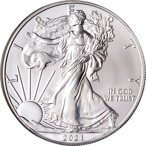 2021 $1 Silver American Eagle Main Image