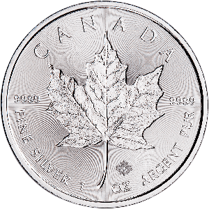 2021 Canada Silver $5 Maple Leaf Main Image