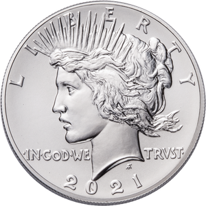 2021 Peace Silver Dollar Main Image