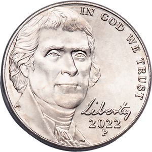 2022-P Jefferson Nickel Main Image