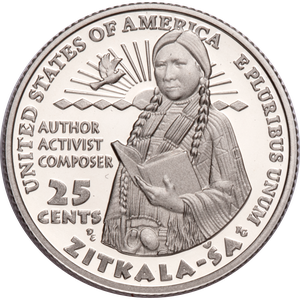 2024-S Zitkala-Ša U.S. Women Quarter Main Image