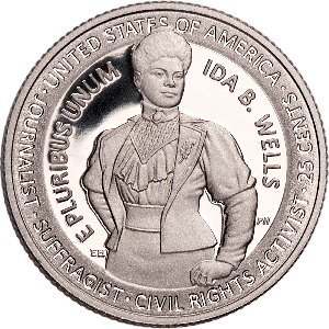 2025-S Ida B. Wells U.S. Women Quarter Main Image