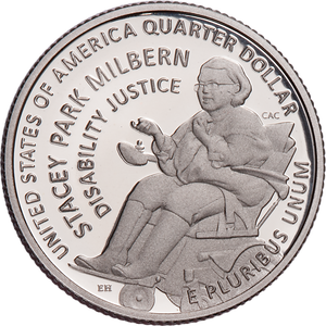 2025-S 99.9% Silver Stacey Park Milbern U.S. Women Quarter Main Image