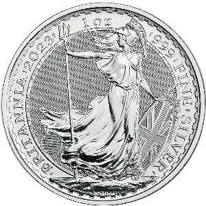 2023 Great Britain 1 oz. Silver £2 Britannia Main Image