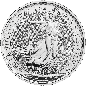 2023 Great Britain 1 oz. Silver £2 Britannia, King Charles III Main Image