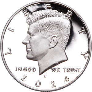 2024-S 99.9% Silver Kennedy Half Dollar Main Image