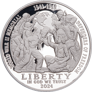 2024-P Greatest Generation Commemorative Silver Dollar Main Image