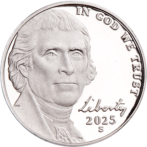 2025-S Jefferson Nickel PR63 Main Image