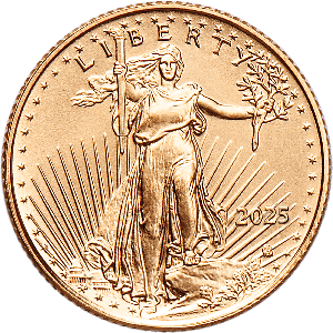 2025 $5 1/10 oz. Gold American Eagle Main Image
